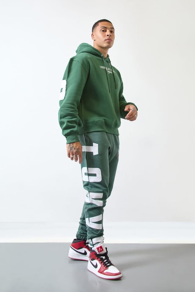 LONDON ATTITUDE LONDON ATTITUDE Men's Green Tokyo Print Joggers-Tokyo Edition - 3