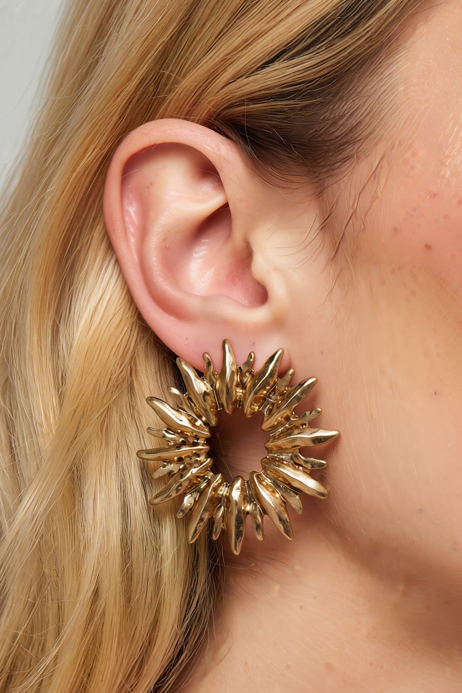 Yours Gold Tone Statement Stud Earrings