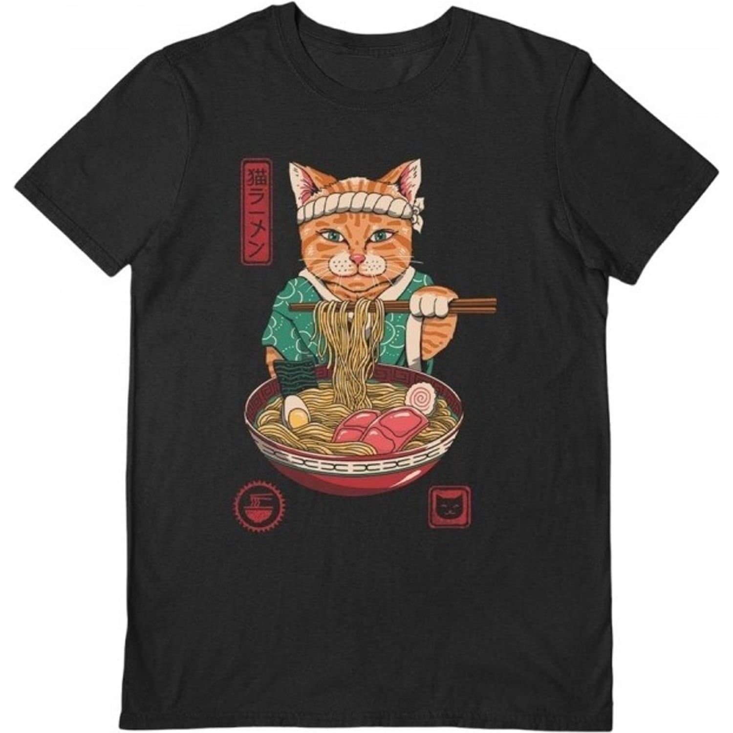 Vincent Trinidad Vincent Trinidad Men's Neko Ramen T-Shirt in Black