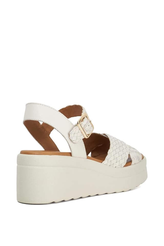 Dune London Dune London Women's 'Kinleys' Leather Wedges in Natural - 3