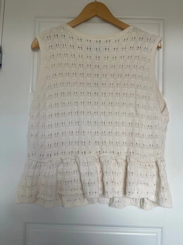 ASOS Cream Crochet Top