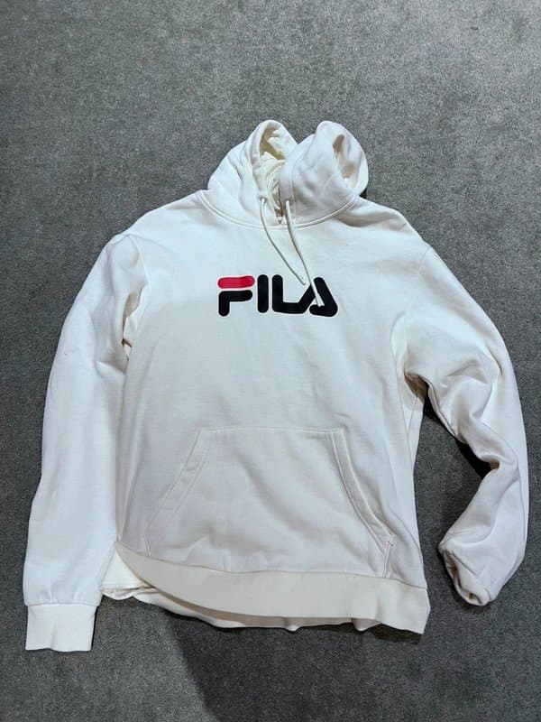 Fila fila white/cream hoodie