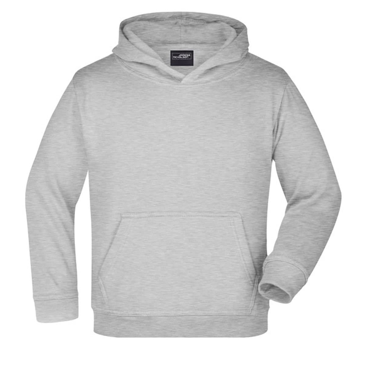 James and Nicholson James and Nicholson Men's Moisture Wicking Hoodie in Grey