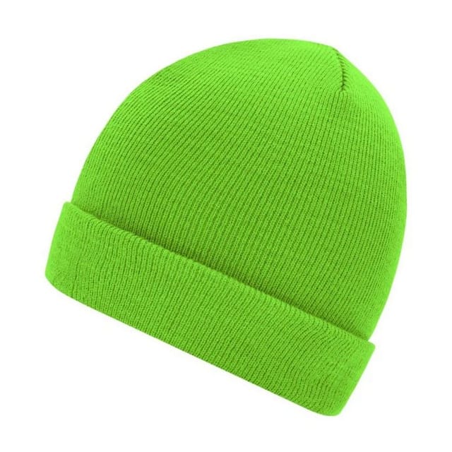 Myrtle Beach Myrtle Beach Men's Knitted Beanie in Bright Green - 2