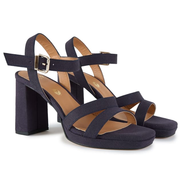 V.GAN V.GAN Women's Tulsi Platform Heel Sandals in Blue - 2