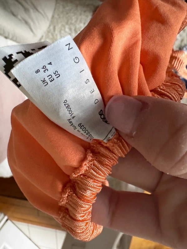 ASOS Design Orange bikini