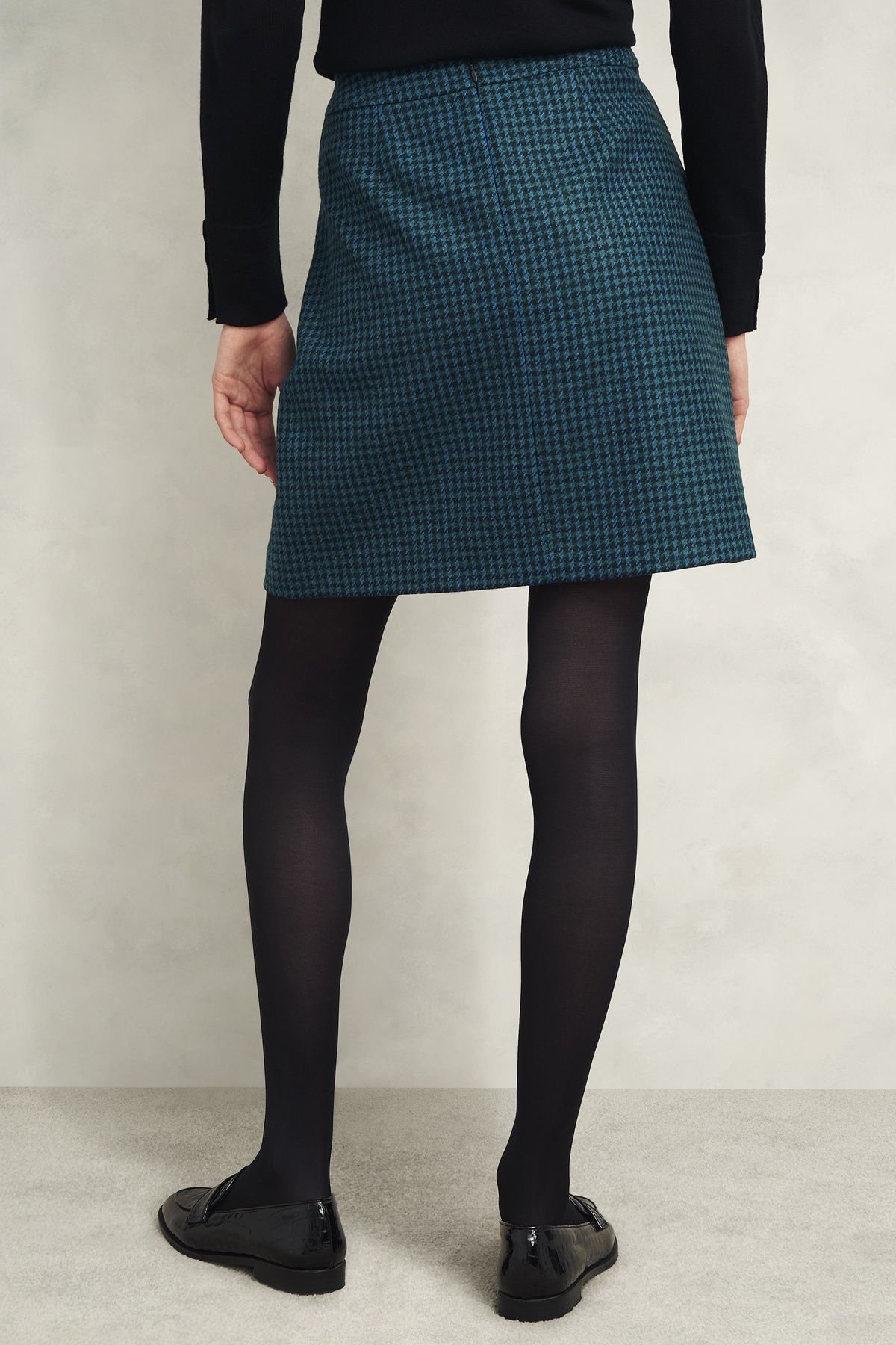 Hobbs London Hobbs London Women's Leah Kilt Skirt in Teal - 4