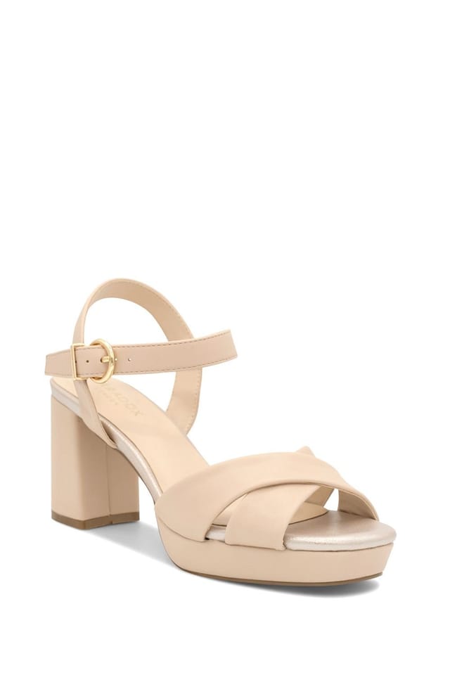 Paradox London Paradox London Women's 'Leya' Platform Sandals in Nude - 2