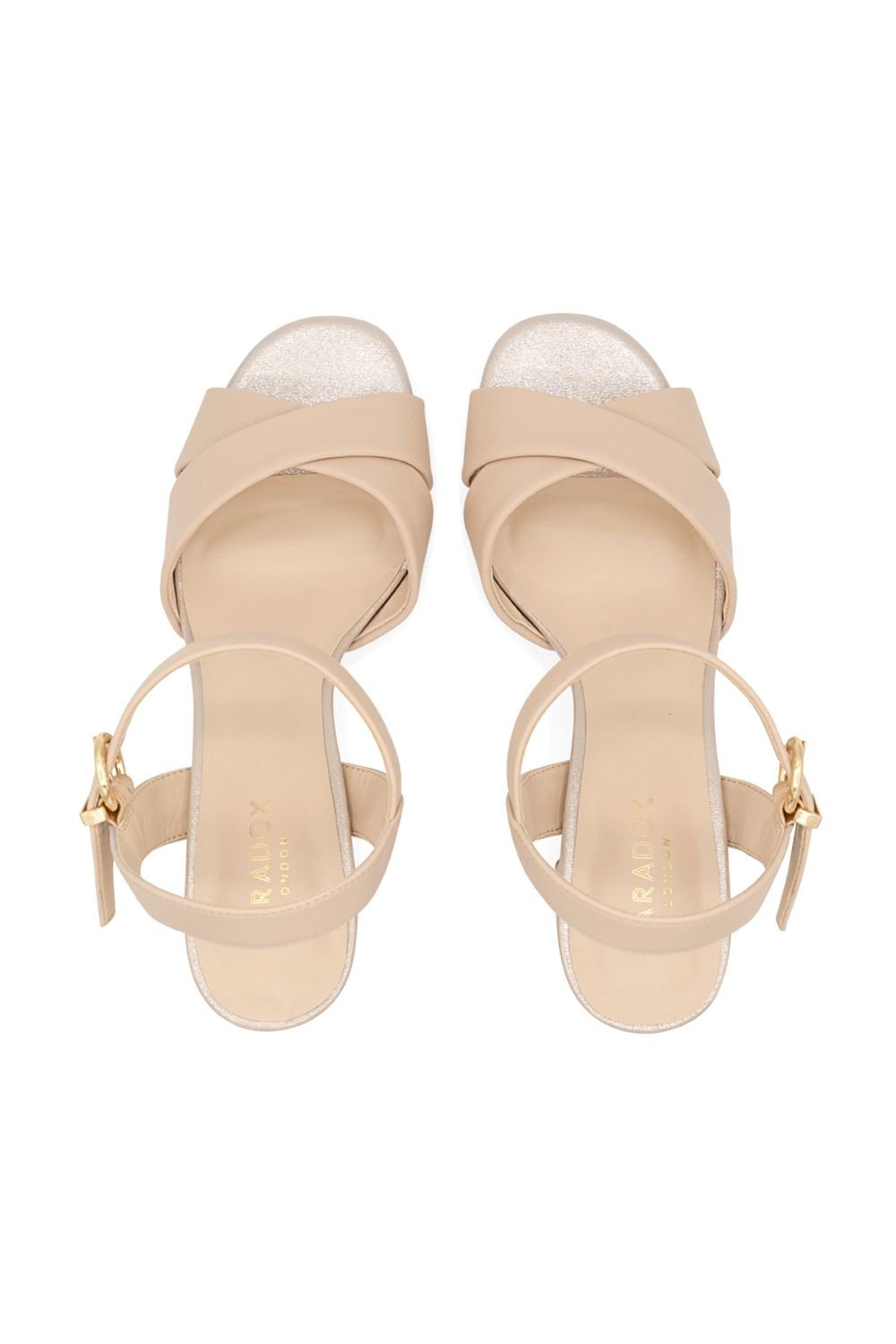 Paradox London Paradox London Women's 'Leya' Platform Sandals in Nude - 3