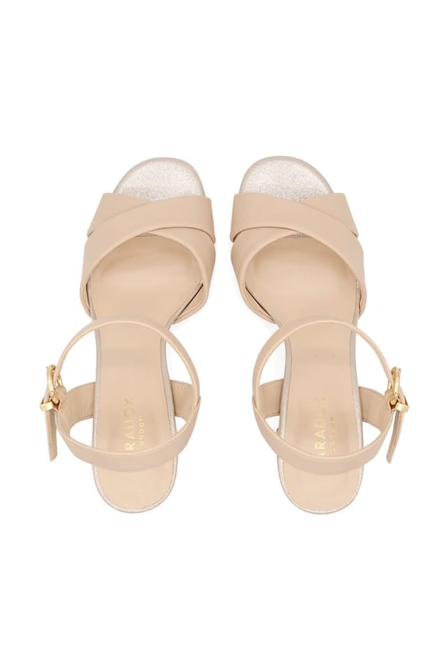 Paradox London Paradox London Women's 'Leya' Platform Sandals in Nude - 3