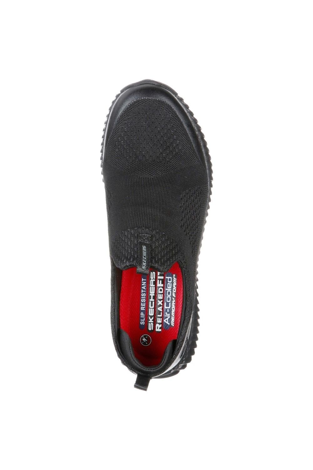 Skechers Skechers Men's Cessnock Colleton Slip Resistant Shoe in Black - 4