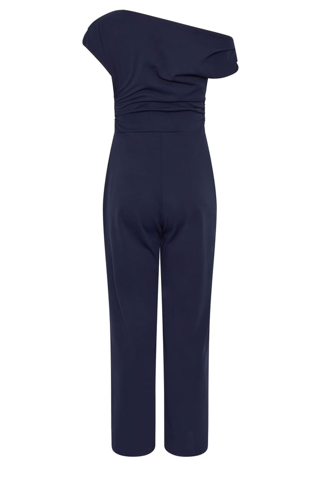 Star By Julien Macdonald Star by Julien Macdonald Women's Draped Jumpsuit in Mid Navy - 3