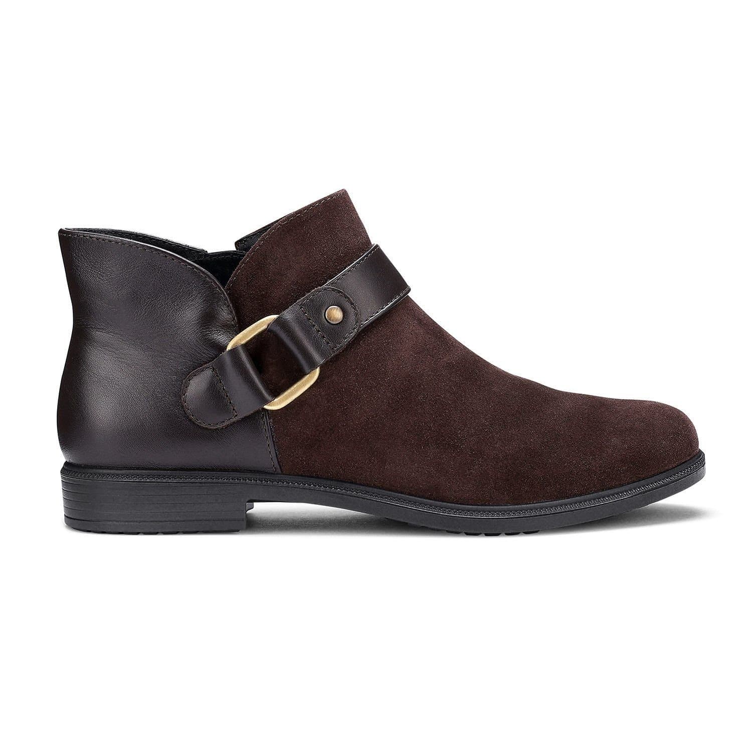 Hotter Hotter Women's Wide Fit 'Linton' Ankle Boots in Chocolate