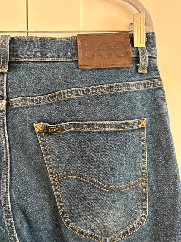 Lee Men's Vintage Y2K Navy Denim Jeans