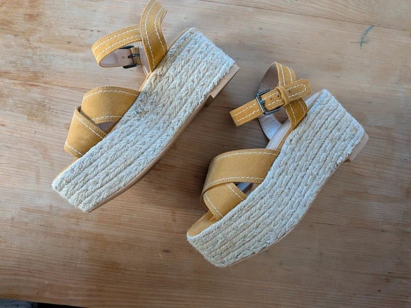 Bershka Open toe Espadrille wedges