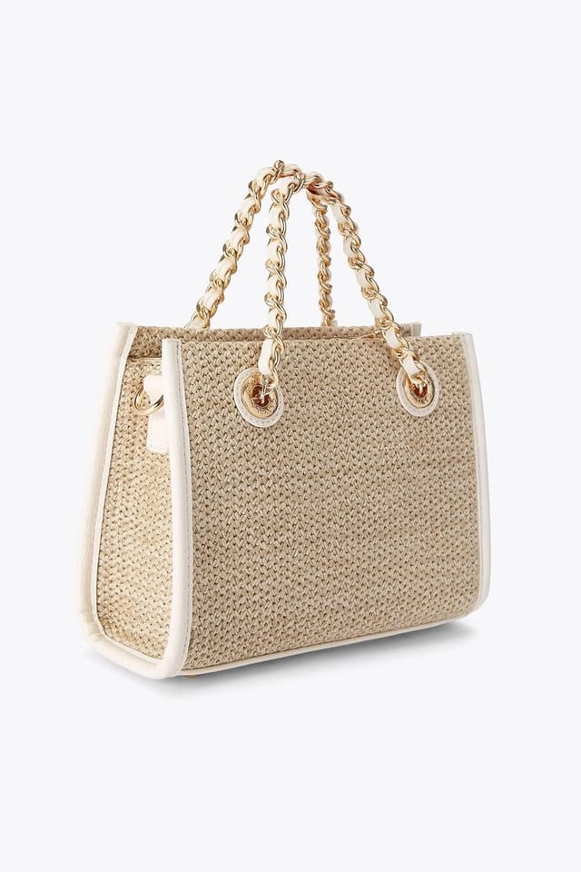 Carvela Carvela Women's 'Sorrento Mirco Raffia' Bag in Beige - 3