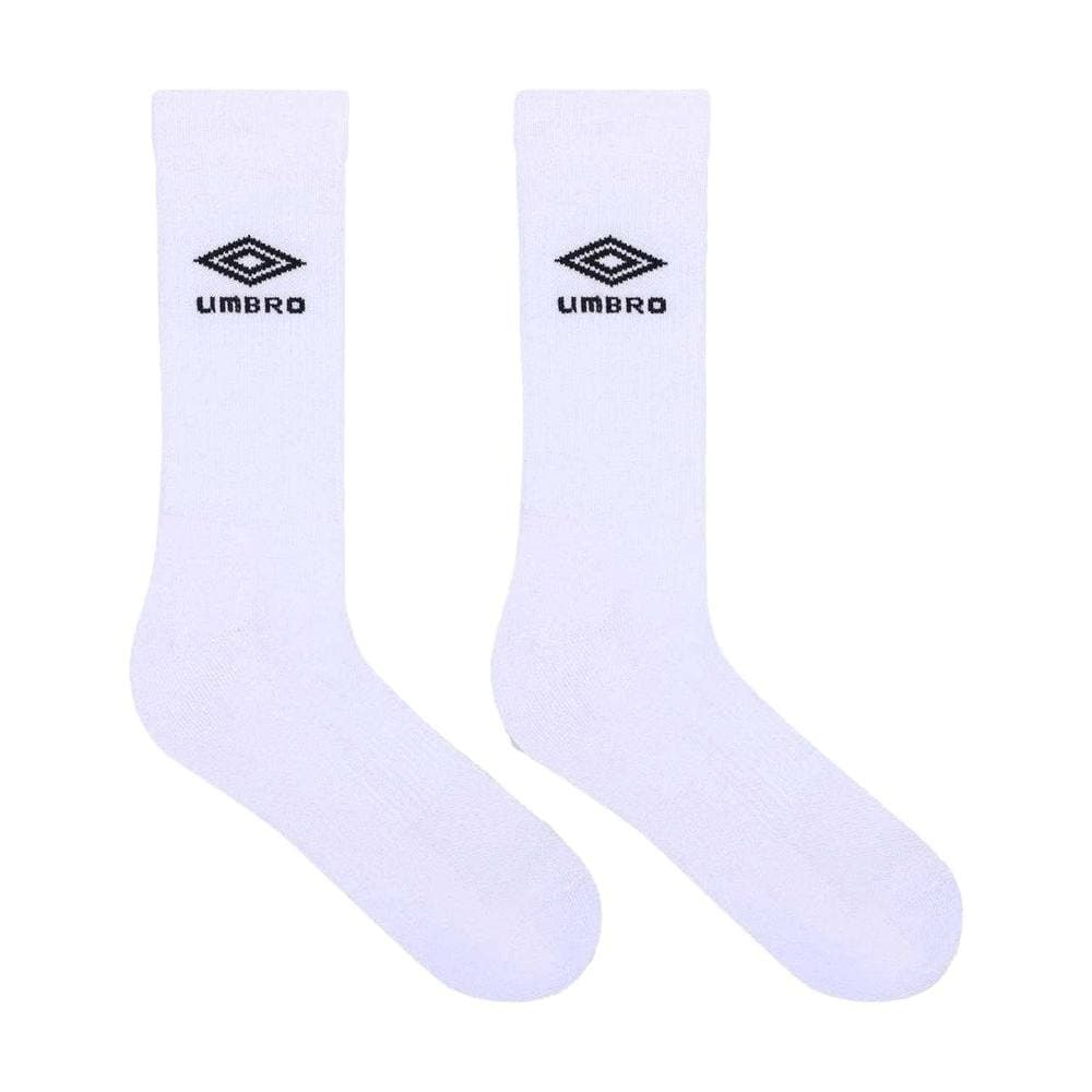 Umbro Umbro Men's Staple 1 2 Cushioned Terrycloth Sports Socks (Pack of 3) in White