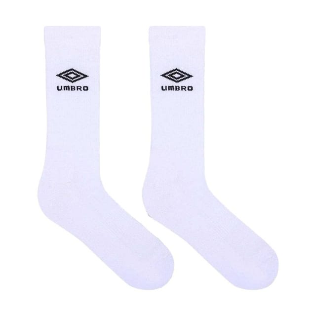 Umbro Umbro Men's Staple 1 2 Cushioned Terrycloth Sports Socks (Pack of 3) in White - 2