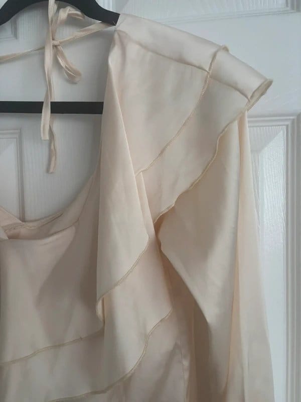 Never Fully Dressed Cream satin never fully dressed blouse - 1