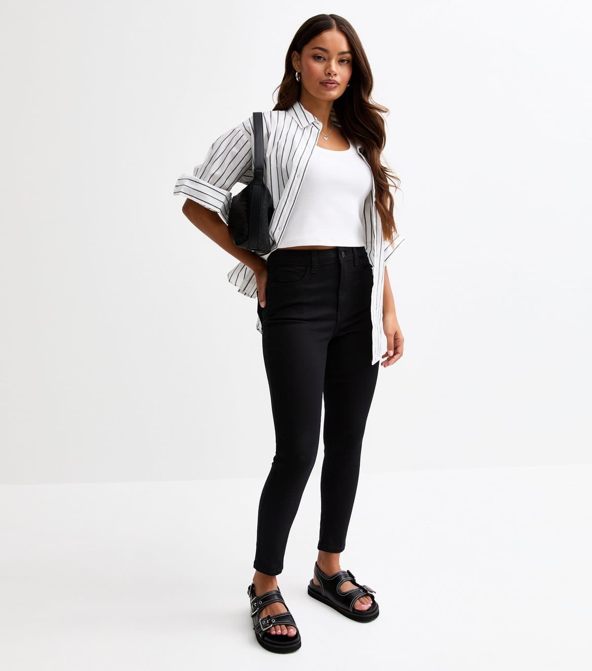 New Look Women's Petite Black Jenna Skinny Fit Jeans New Look