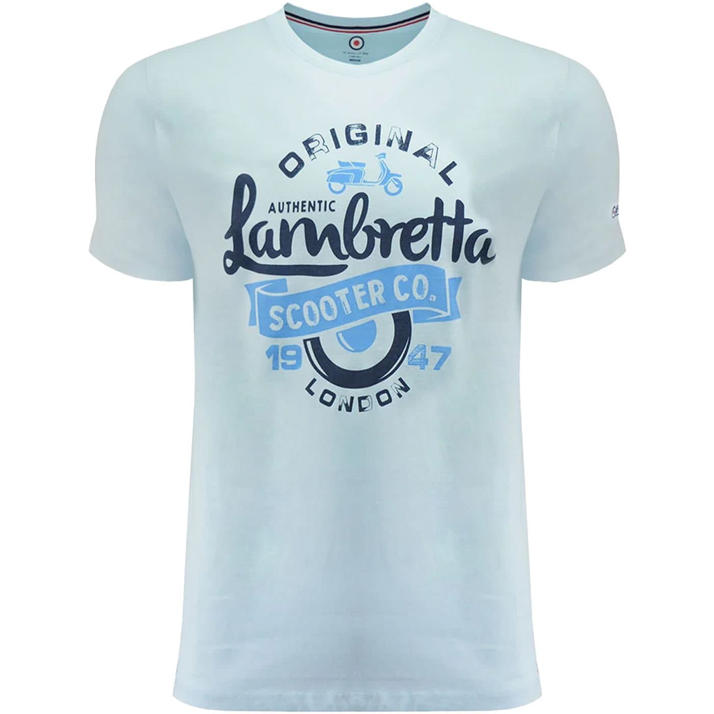 Lambretta Lambretta Men's Scooter Big & Tall T-Shirt in Blue