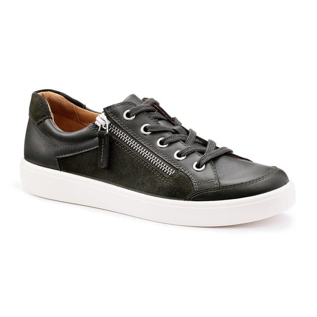 Hotter Hotter Women's Extra Wide 'Chase II' Trainers in Dark Green - 2