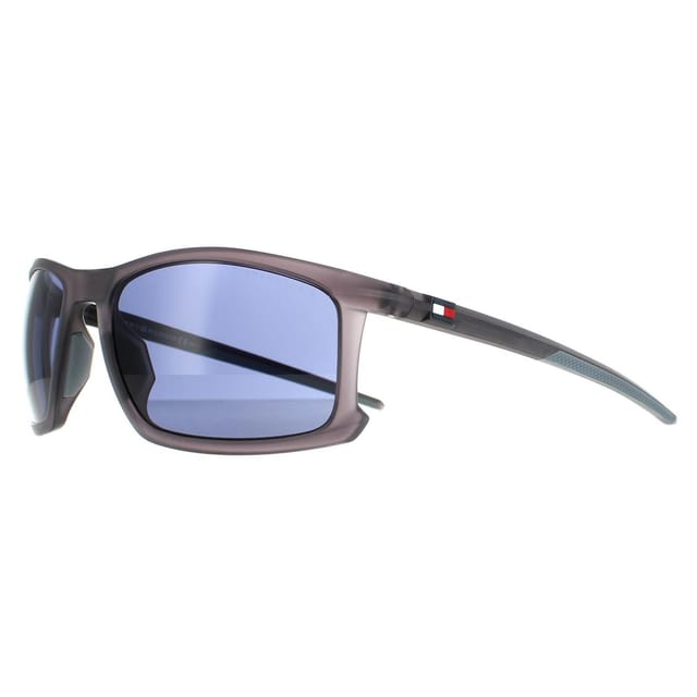 Tommy Hilfiger Tommy Hilfiger Men's Rectangle Matte Grey Blue TH 1915/S - 2