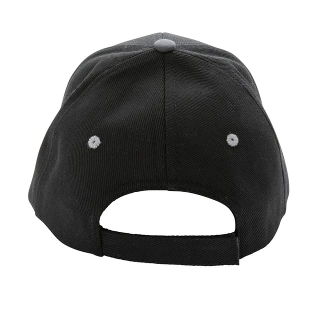XD Design XD Design Men's Impact Aware Contrast Brushed Cotton 6 Panel Cap in Black - 2
