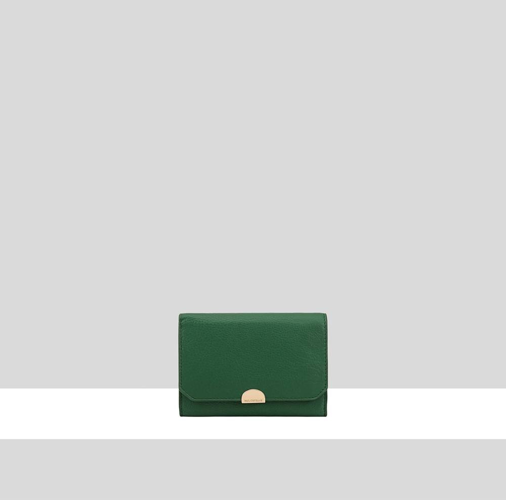 Paul Costelloe Paul Costelloe Women's Nawa Card & Note Case in Emerald - 1