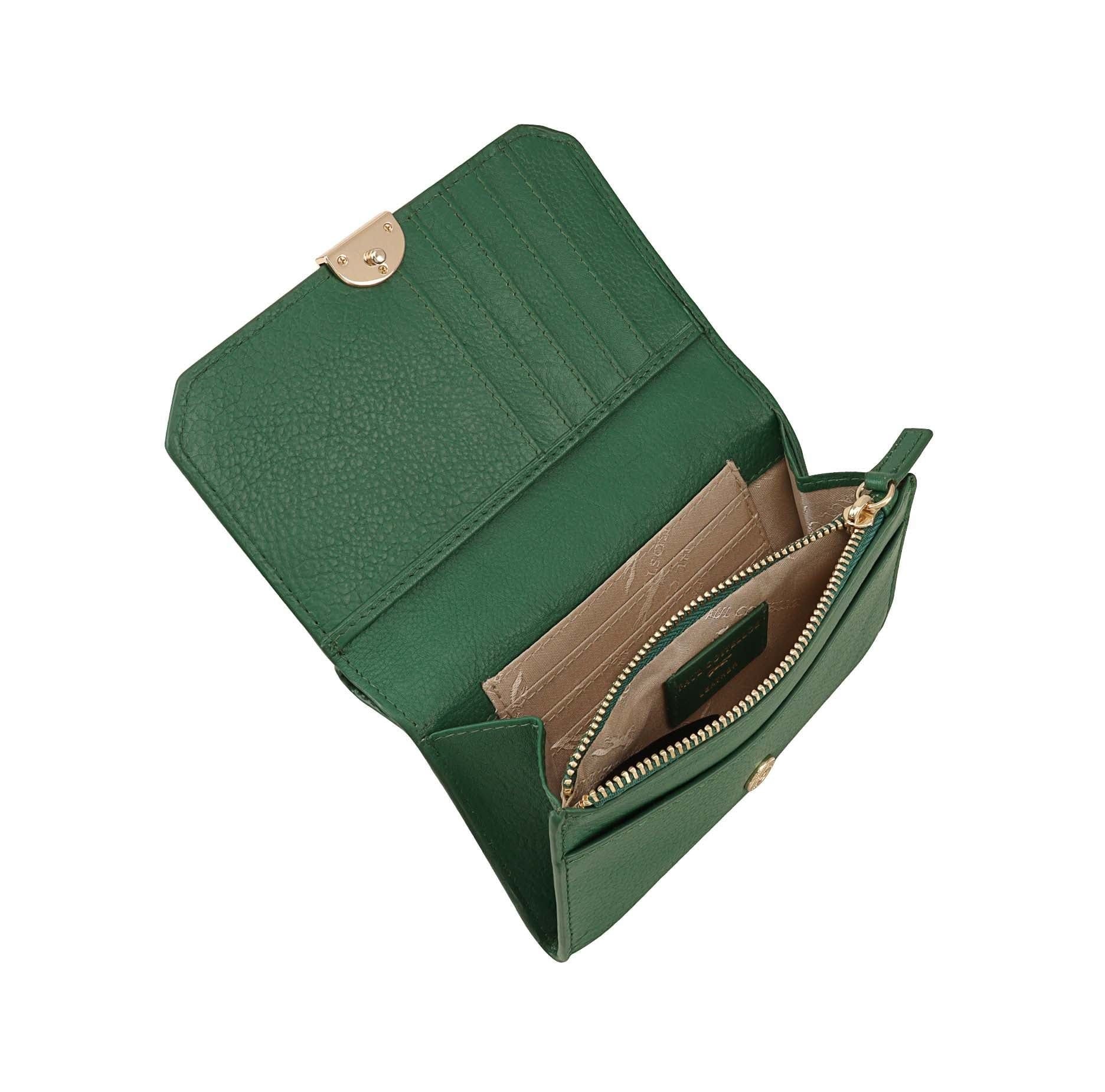 Paul Costelloe Paul Costelloe Women's Nawa Card & Note Case in Emerald - 4