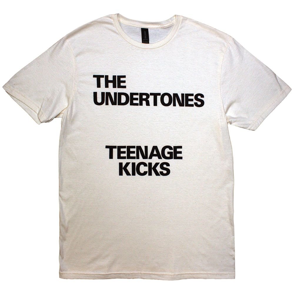 The Undertones The Undertones Men's Teenage Kicks Text T-Shirt in Natural - 2