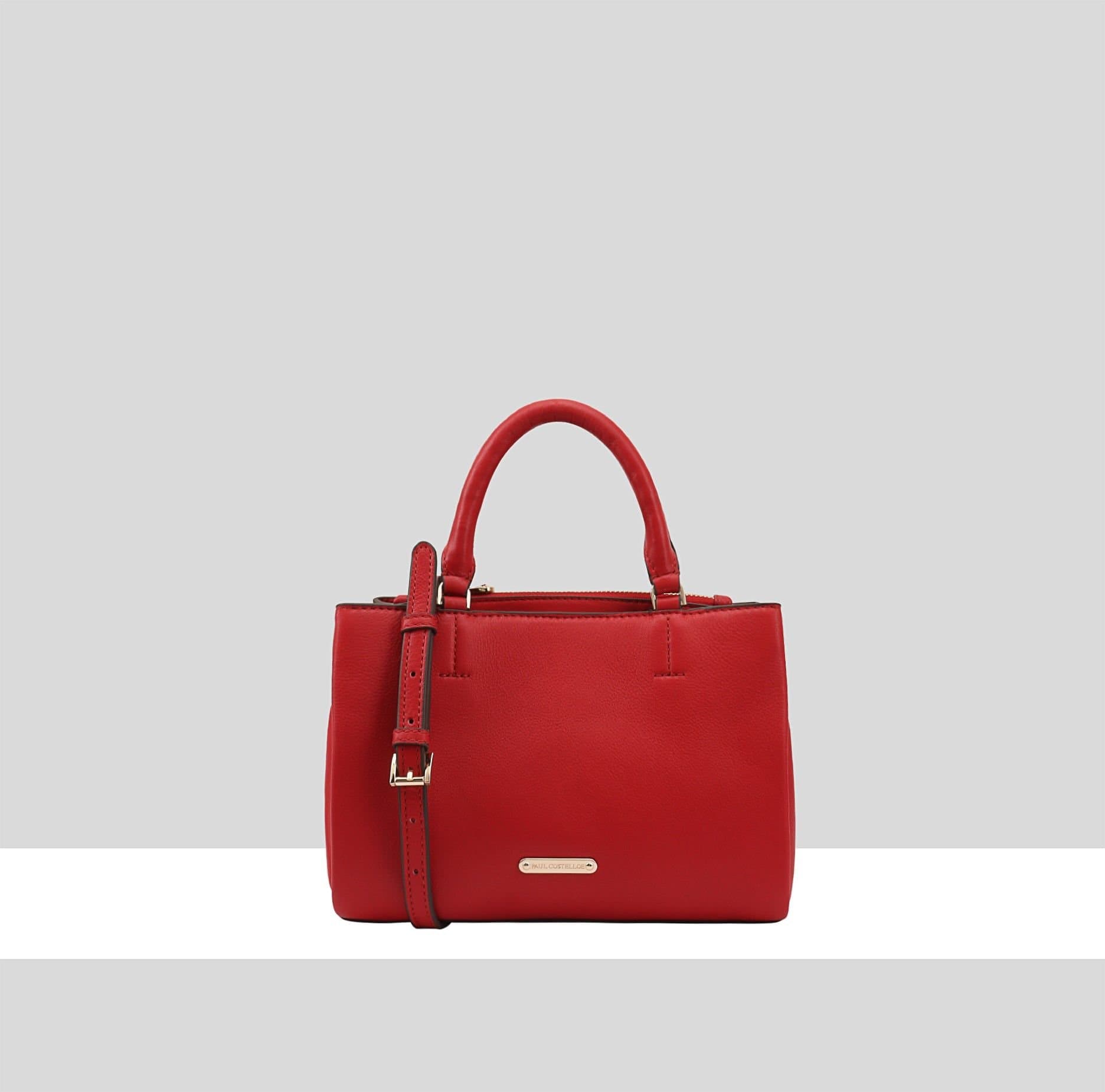 Paul Costelloe Paul Costelloe Light Red Leather Handbag