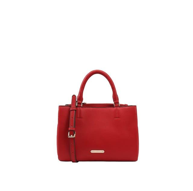Paul Costelloe Paul Costelloe Women's Alna Leather Multi Way Bag in Light Red - 2