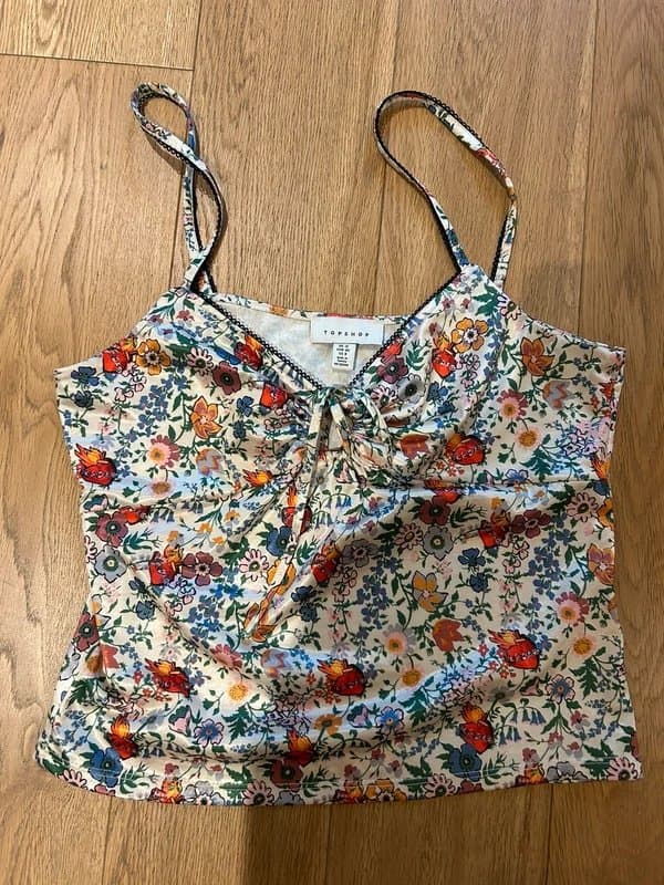 Topshop Topshop floral Cami top