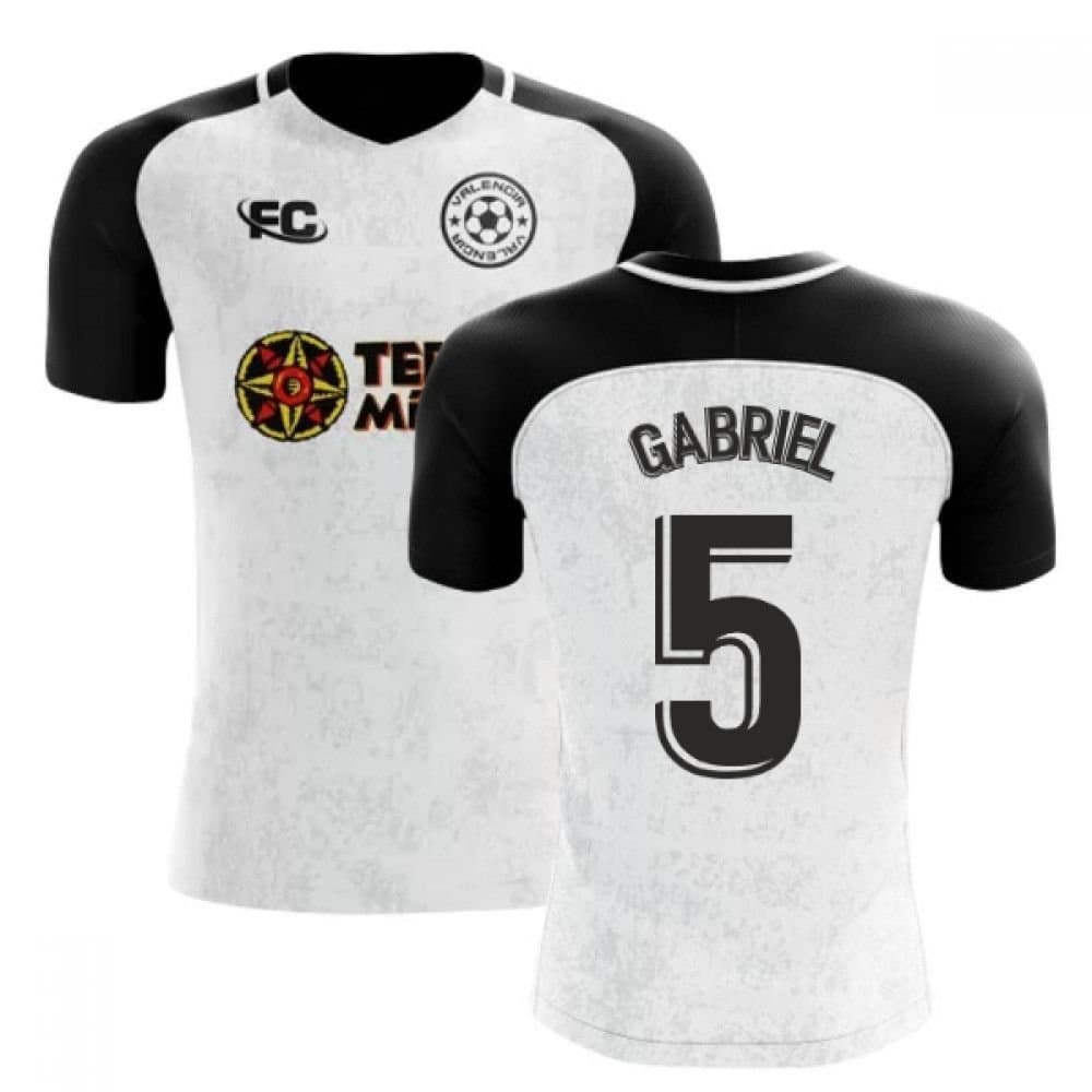 Valencia CF Valencia CF Men's Fans Culture 2018/19 Home Concept Shirt - Gabriel in White
