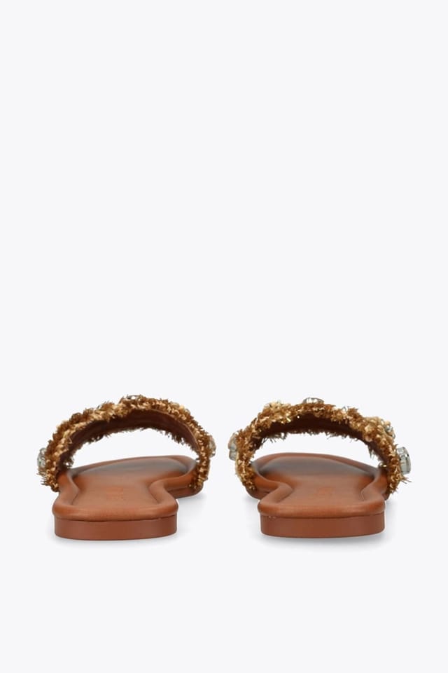 Steve Madden STEVE MADDEN Women's 'Hampton Gold' Sandals in Gold - 3