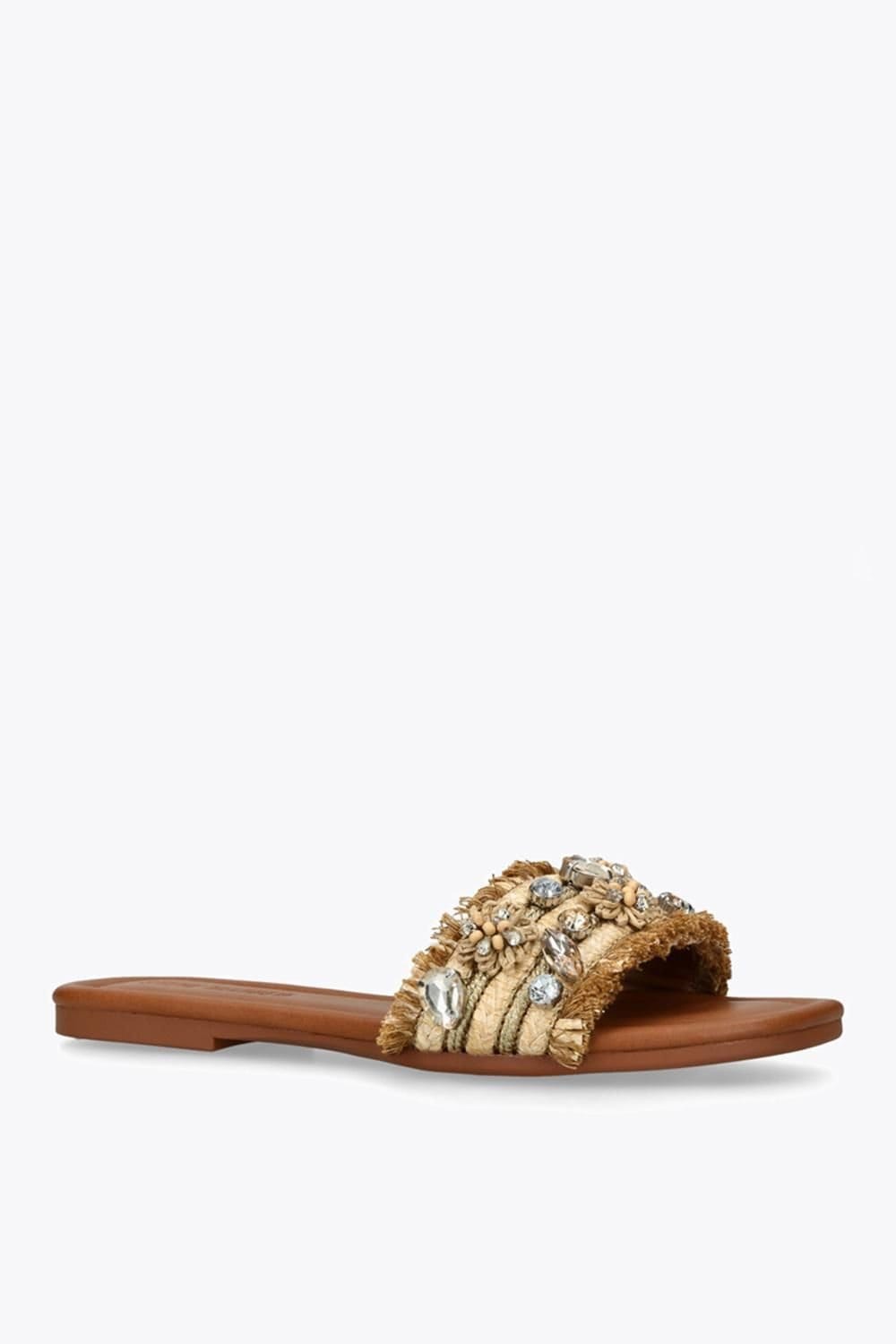 Steve Madden STEVE MADDEN Women's 'Hampton Gold' Sandals in Gold - 4