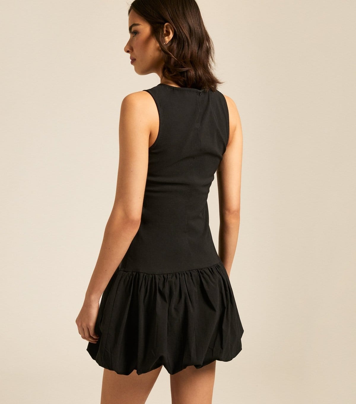 New Look Women's Black Sleeveless Puffball Micro Mini Dress New Look - 4