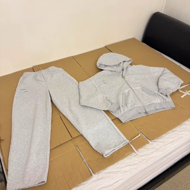 NAMED collective Named collective unisex baggy oversized full tracksuit set S/M both hoodie + sweatpants