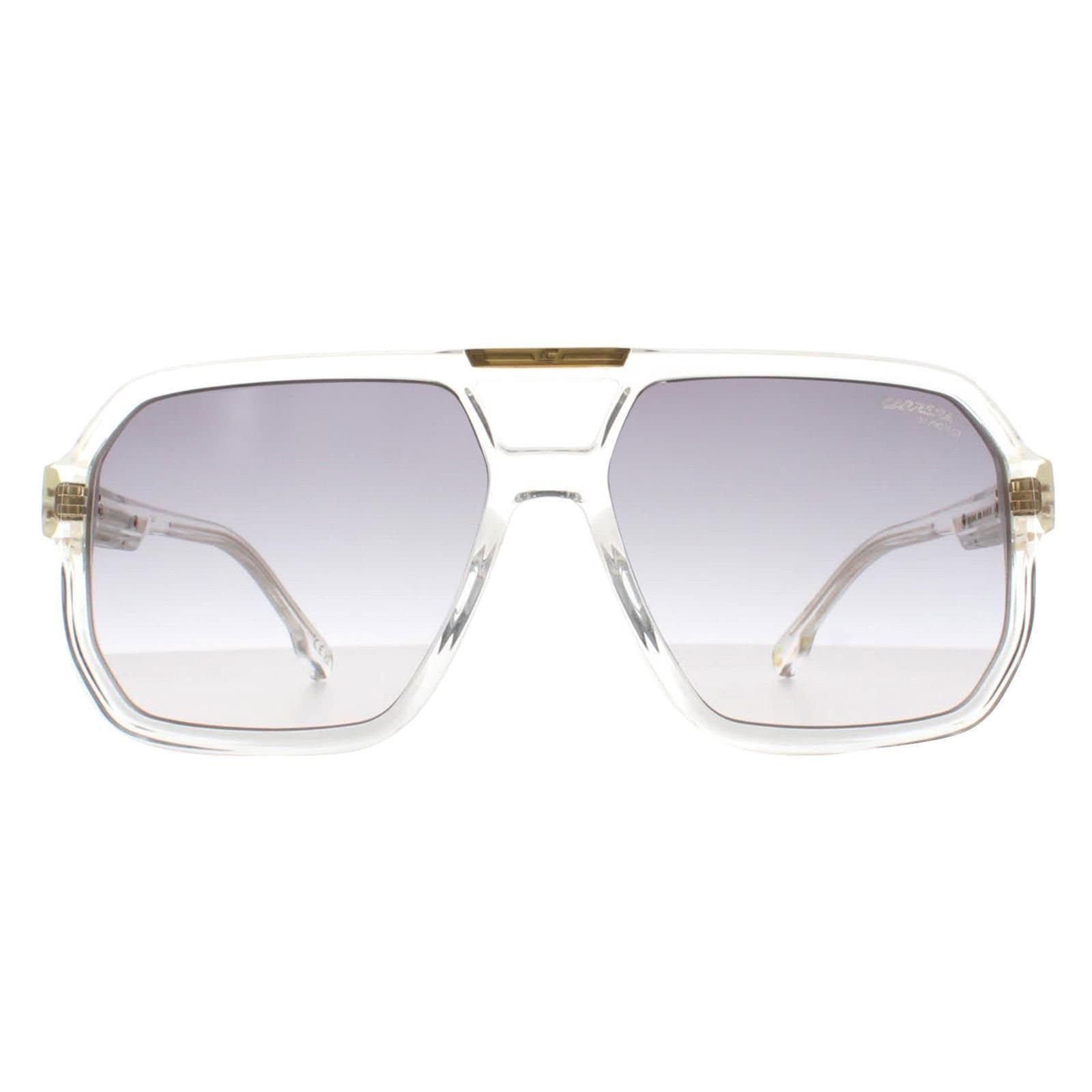 Carrera Carrera Men's Aviator Crystal Grey Gold Mirror Gradient VICTORY C 01/S in Clear