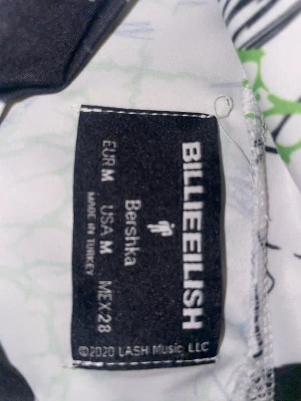 Bershka Billie eilish cropped tight Bershka top