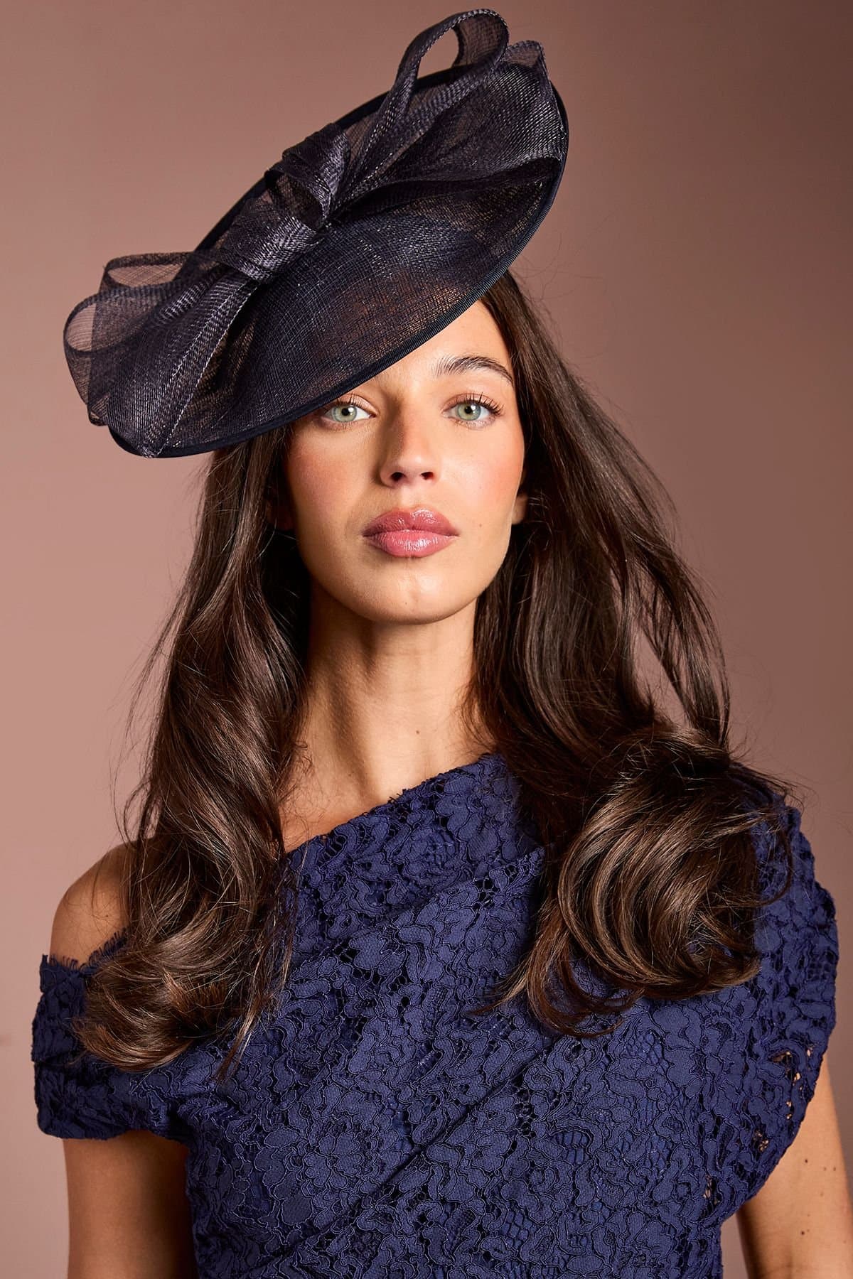 Coast Coast Women's Navy Bow Detail Fascinator