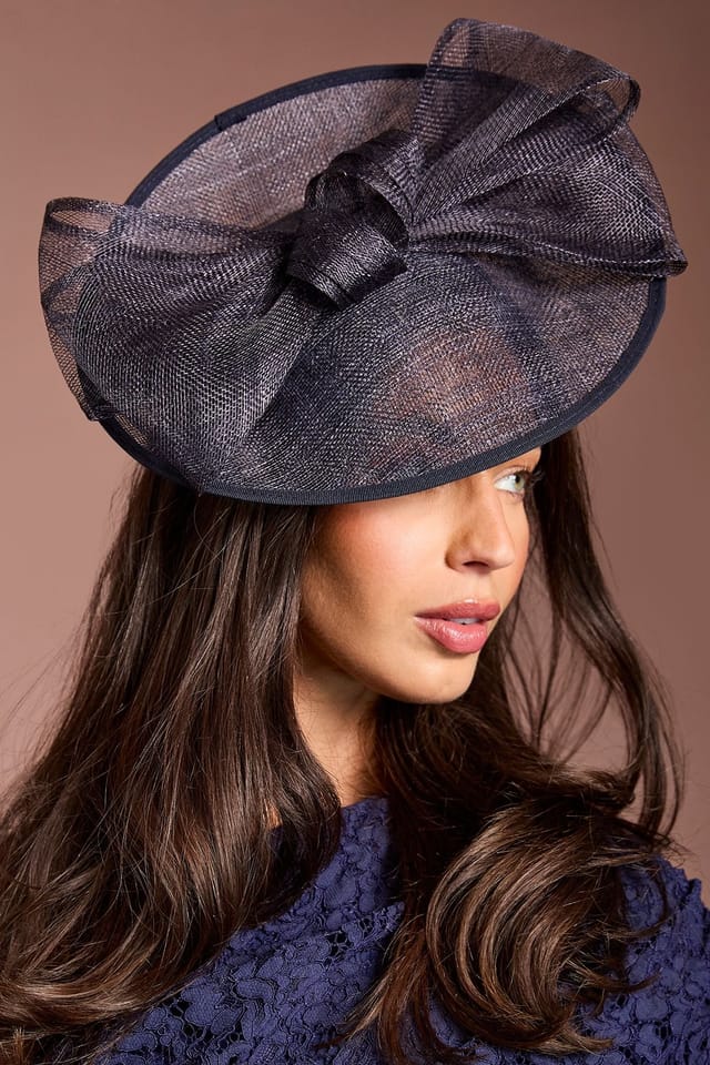 Coast Coast Women's Navy Bow Detail Fascinator - 2