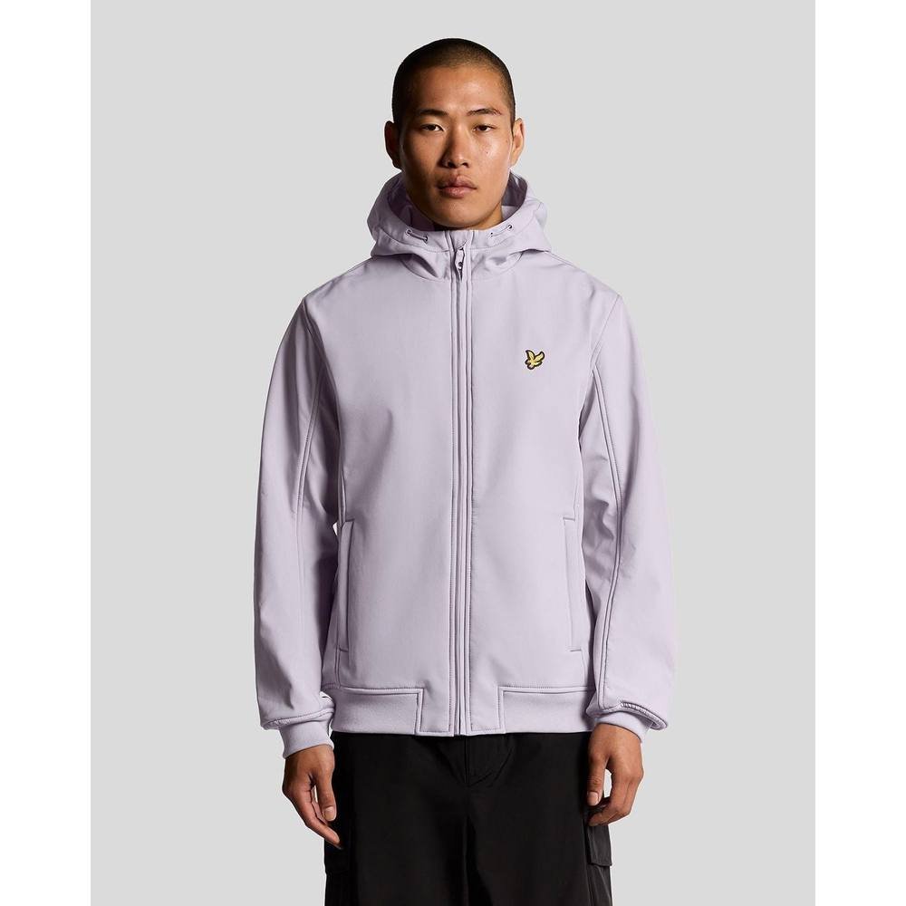 Lyle & Scott Lyle & Scott Men's Fleece Soft Shell Jacket in Pale Lilac - 1