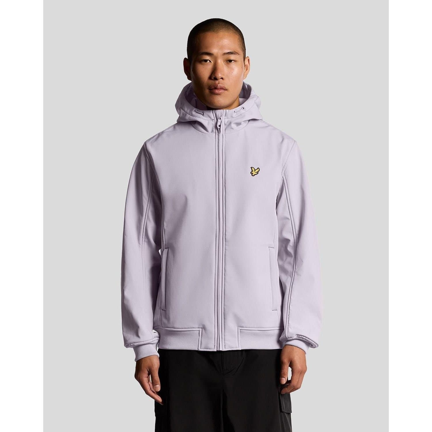 Lyle & Scott Lyle & Scott Men's Fleece Soft Shell Jacket in Pale Lilac