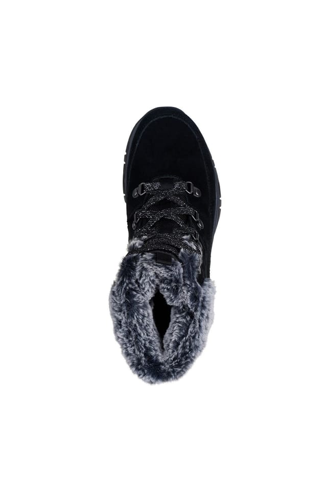 Skechers Skechers Women's TREGO Outdoor Sparkly Lace Up Boot W/ Air-Cooled Mf Black - 2