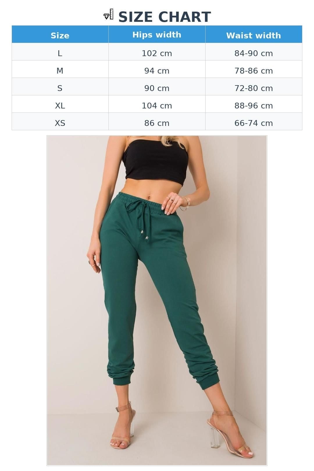 Love Lace Love Lace Women's Narrow Leg Comfort Sweatpants Track Pants in Green - 4