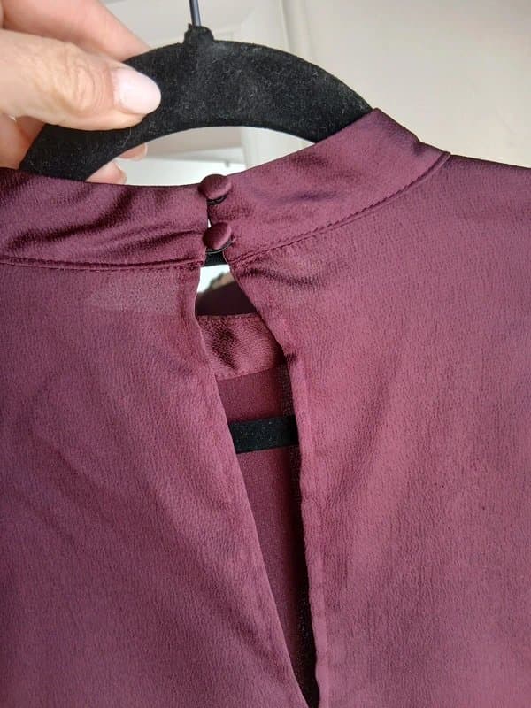 New Look Purple satin blouse