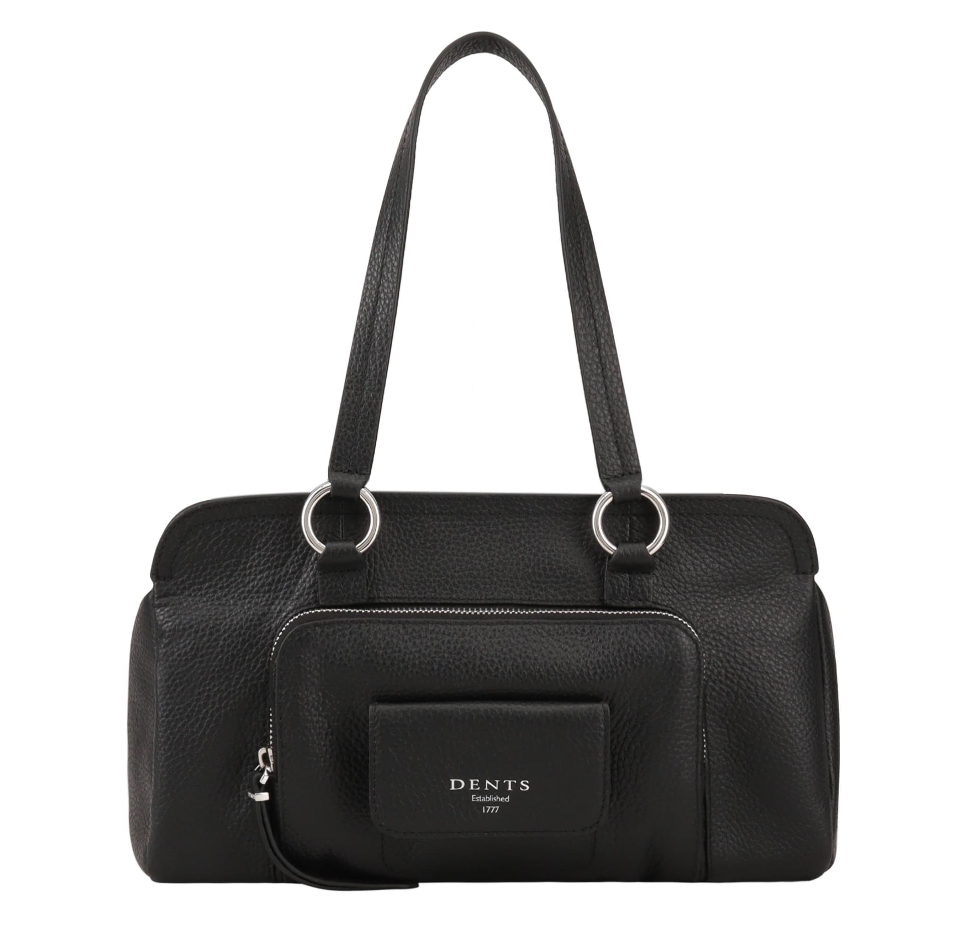 Dents Dents Women's Haworth Leather Shoulder Bag in Black