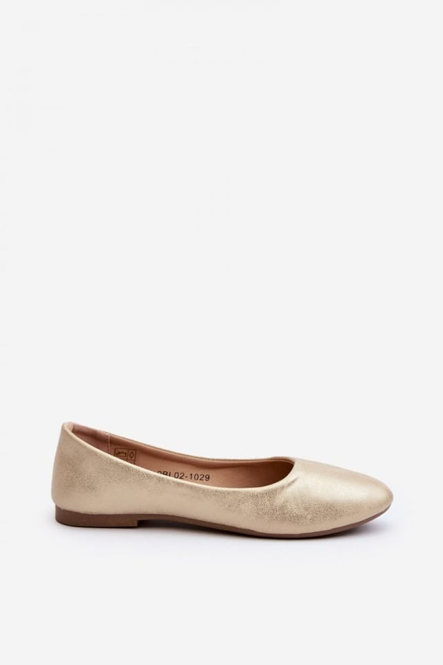 Love Lace Love Lace Women's Slip On Ballet Flats with Soft Insole for Comfort in Gold - 3